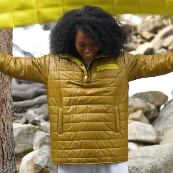 aerie Jackets & Blazers - Aerie Offline Quilted Popover Puffer Jacket Size Medium Flawed